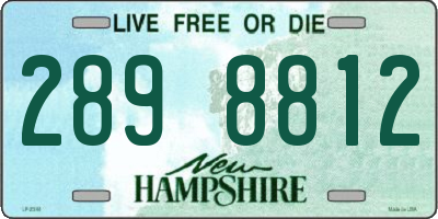 NH license plate 2898812