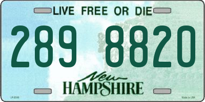 NH license plate 2898820