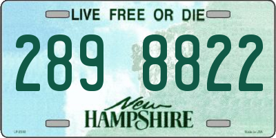 NH license plate 2898822