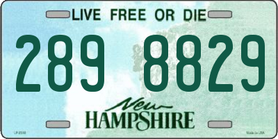 NH license plate 2898829