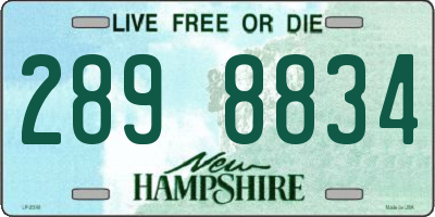 NH license plate 2898834