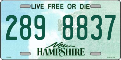 NH license plate 2898837