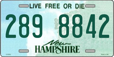 NH license plate 2898842