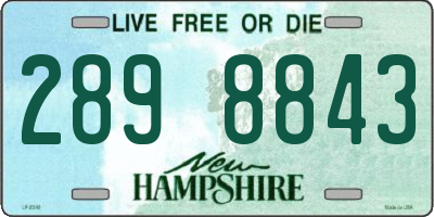 NH license plate 2898843