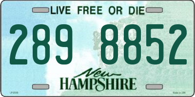 NH license plate 2898852