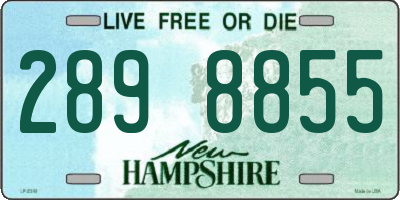 NH license plate 2898855