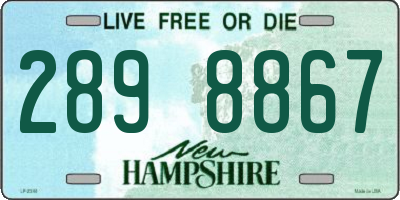 NH license plate 2898867