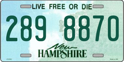 NH license plate 2898870