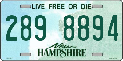 NH license plate 2898894