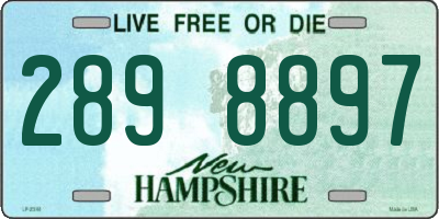 NH license plate 2898897