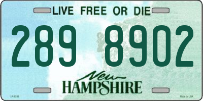NH license plate 2898902
