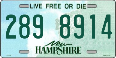 NH license plate 2898914
