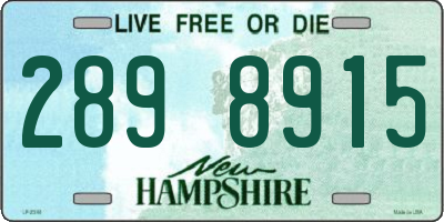 NH license plate 2898915