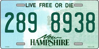 NH license plate 2898938