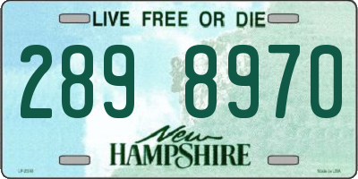 NH license plate 2898970