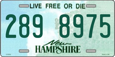 NH license plate 2898975