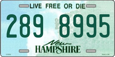 NH license plate 2898995