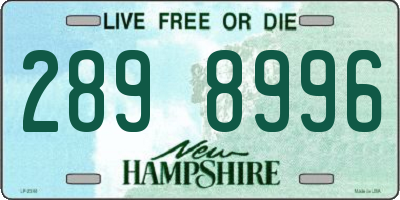 NH license plate 2898996