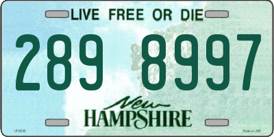 NH license plate 2898997