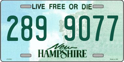 NH license plate 2899077