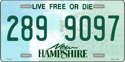 NH license plate 2899097