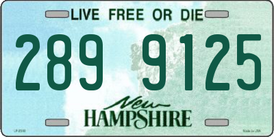 NH license plate 2899125
