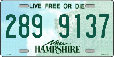 NH license plate 2899137