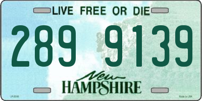 NH license plate 2899139