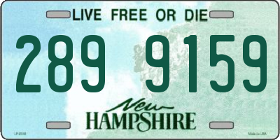 NH license plate 2899159