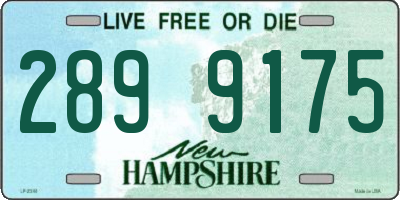 NH license plate 2899175