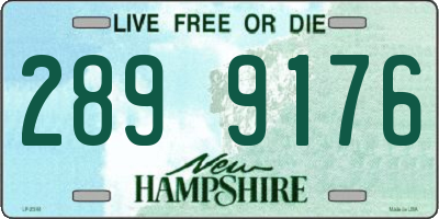 NH license plate 2899176