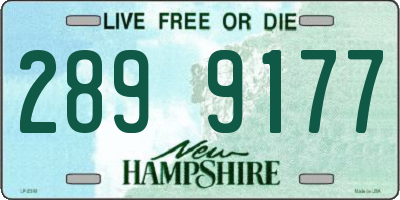 NH license plate 2899177