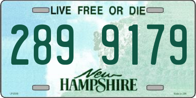 NH license plate 2899179