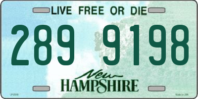 NH license plate 2899198