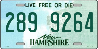 NH license plate 2899264