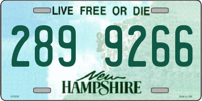 NH license plate 2899266