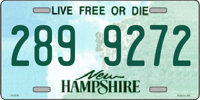 NH license plate 2899272