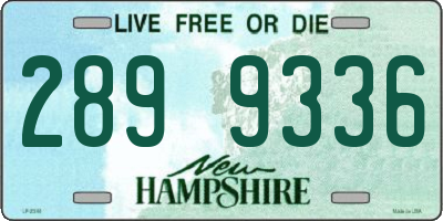 NH license plate 2899336
