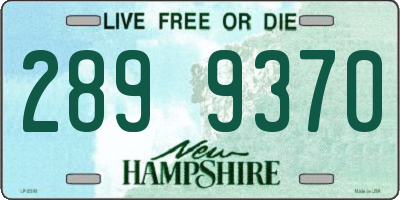 NH license plate 2899370