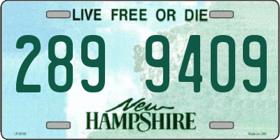 NH license plate 2899409