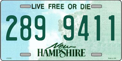 NH license plate 2899411