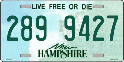 NH license plate 2899427