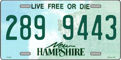 NH license plate 2899443
