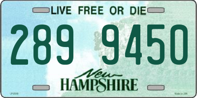 NH license plate 2899450