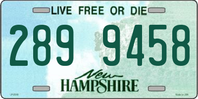 NH license plate 2899458