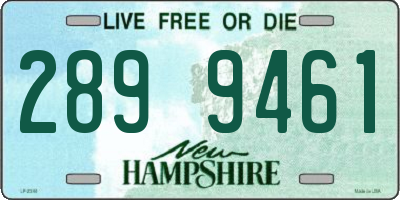 NH license plate 2899461