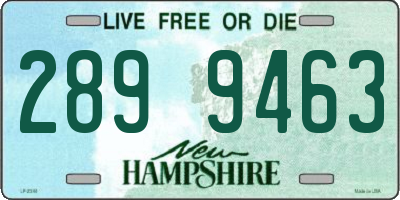 NH license plate 2899463