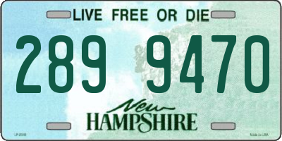 NH license plate 2899470