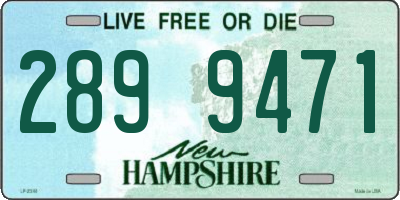 NH license plate 2899471