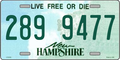 NH license plate 2899477